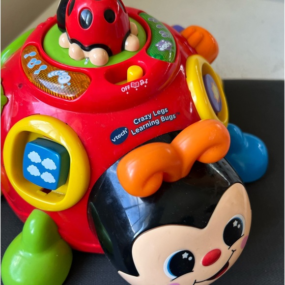 VTech Crazy Legs Learning Bug, Educational Toys with Learning Games, Shape Sorte - Picture 3 of 6